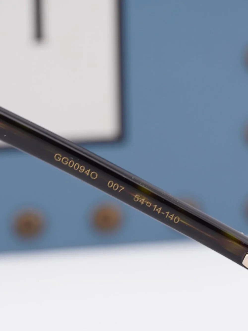 Gucci GG0094O 007 Rectangle Eyeglasses – Gloss Havana 54mm